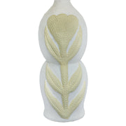 Edith Curved Papier Mache Flower Pleated Table Lamp