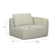 Noor XL 47" Modular Corner Chair
