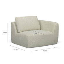 Noor XL 47" Modular Corner Chair