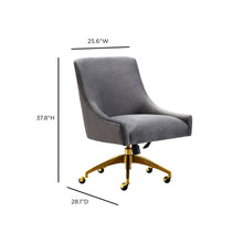 Beatrix Performance Velvet Office Swivel Chair