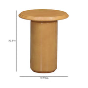 Tate Turmeric Concrete Indoor/Outdoor Side Table