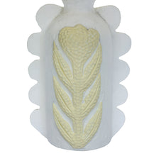 Edith Scalloped Papier Mache Flower Pleated Table Lamp