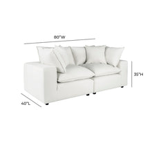 Cali 80" Modular Loveseat