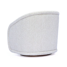 Clarke Cream Performance Boucle Swivel Accent Chair