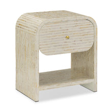 Borno 20" Mother of Pearl Nightstand