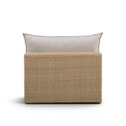 Cali Performance Fabric & Wicker Outdoor Armless Chair