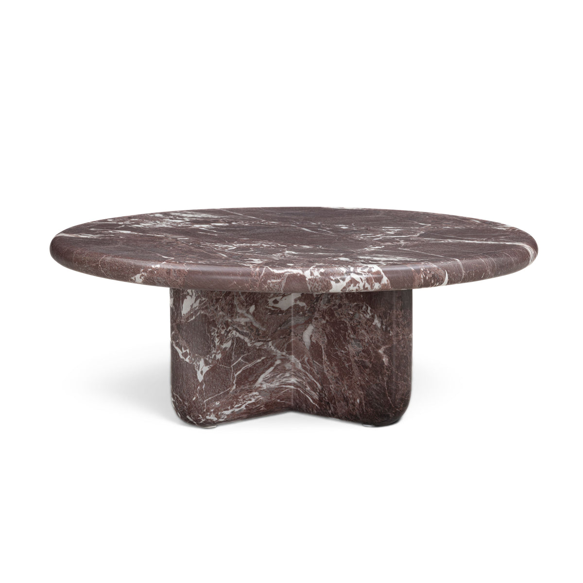 Juju Faux Marble Indoor/Outdoor Round Coffee Table (24"-32")