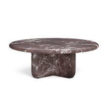 Juju Faux Marble Indoor/Outdoor Round Coffee Table (24"-32")