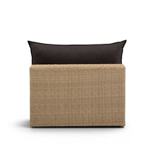 Cali Performance Fabric & Wicker Outdoor Armless Chair
