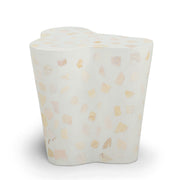 Slab Faux Terrazzo Indoor/Outdoor Side Table