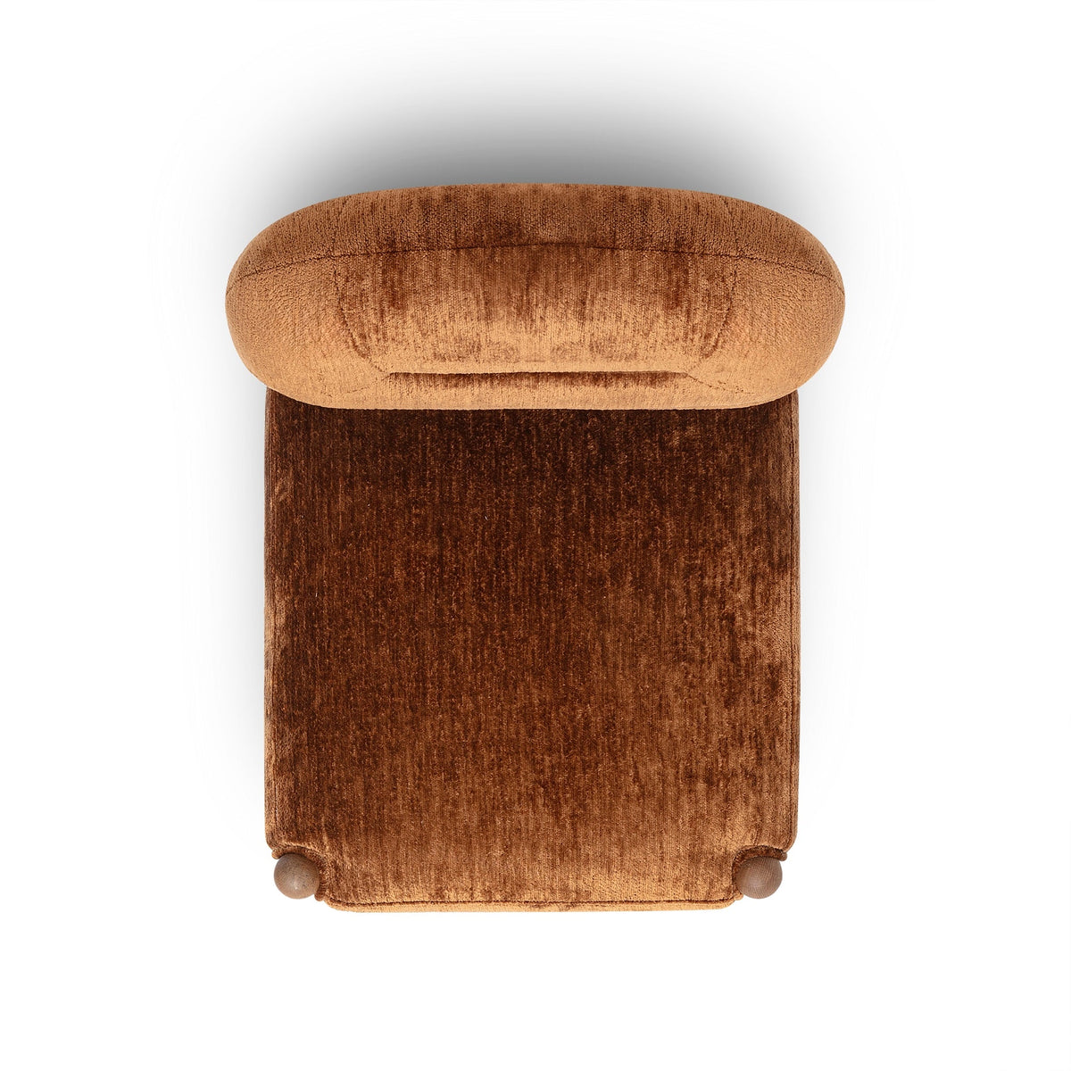 Bruno Thick Performance Chenille Arched Back Dining Chair