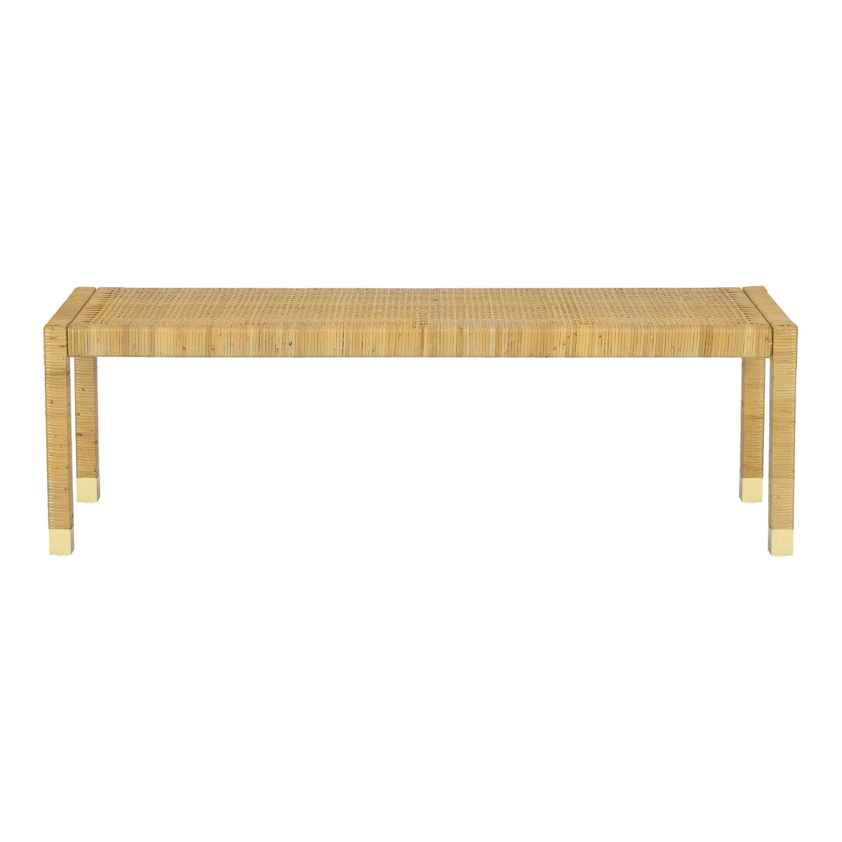 Amara 50" Rattan Bench