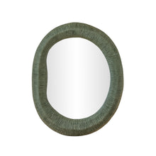 Orpheus 22"X28" Forest Green Lightweight Faux Stone Thick Wall Mirror