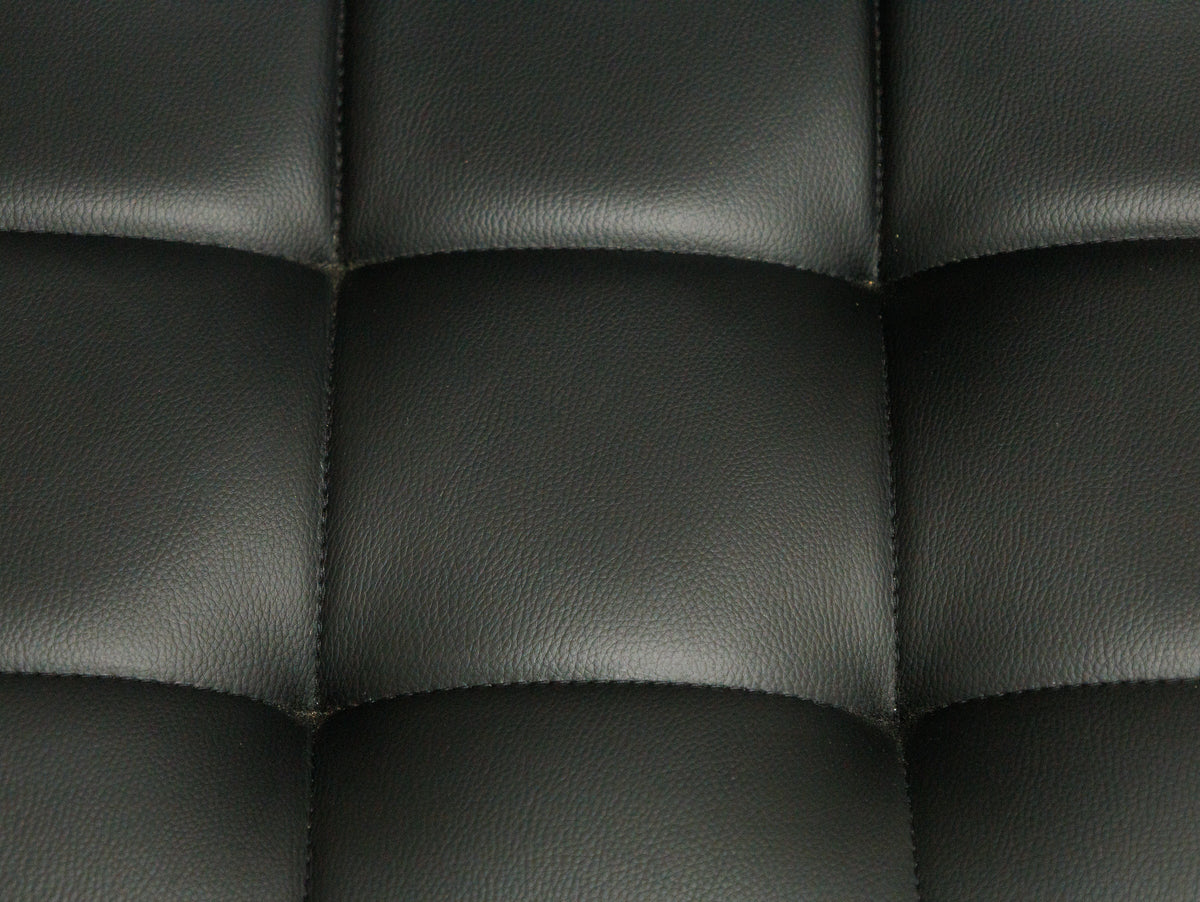 Black Square Tufted Office Chair