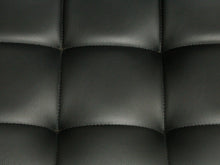 Black Square Tufted Office Chair