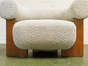 Antonia Club Chair in Heather Grey