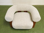Antonia Club Chair in Heather Grey