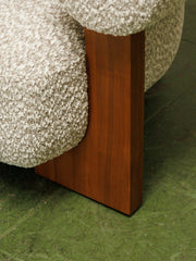 Antonia Club Chair in Heather Grey