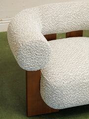 Antonia Club Chair in Heather Grey