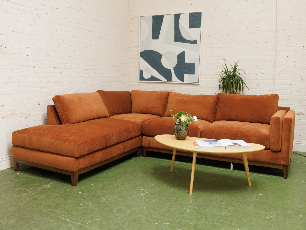 Lisette Sectional with Bumper Chaise
