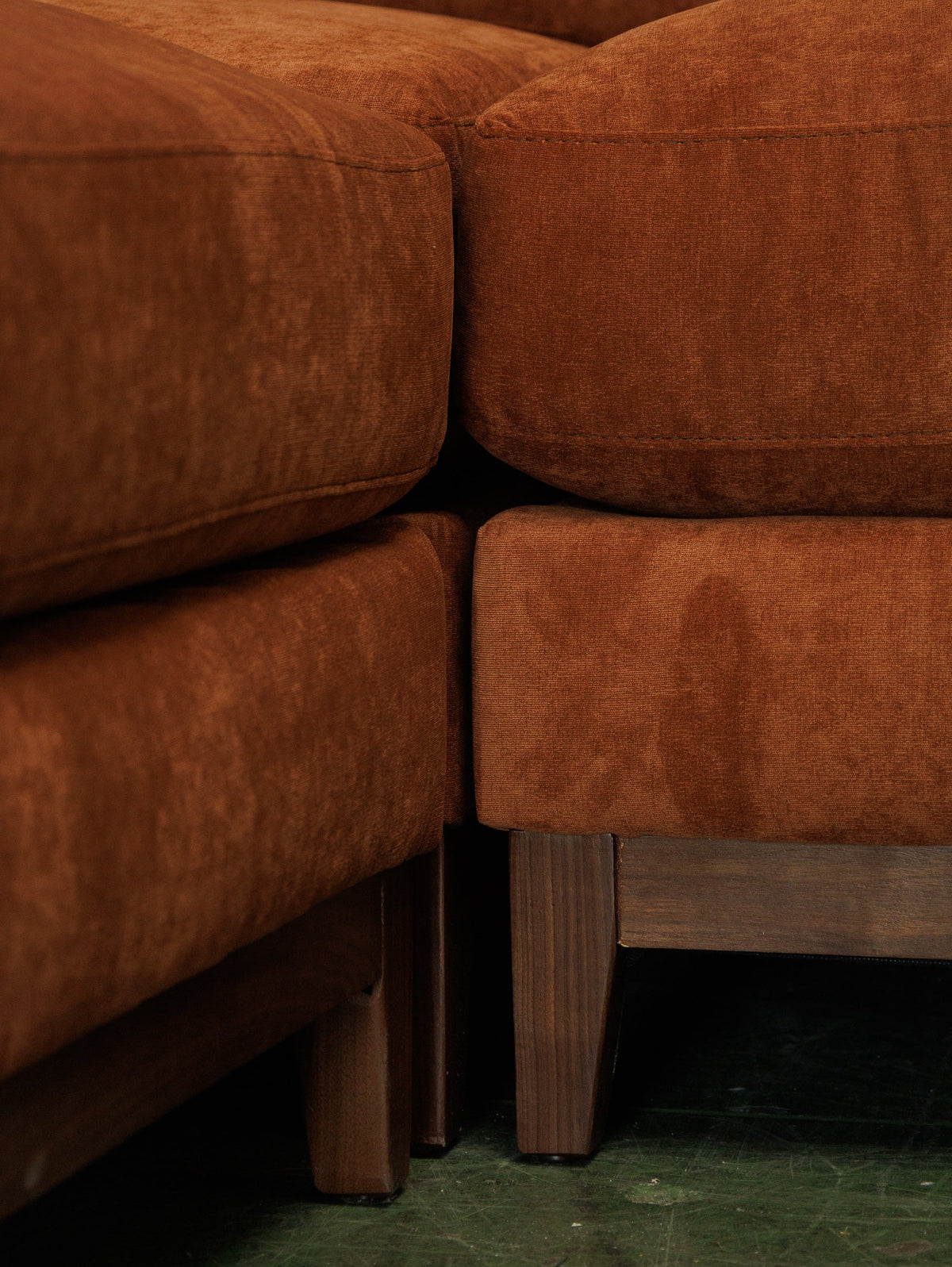Lisette Sectional with Bumper Chaise