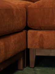 Lisette Sectional with Bumper Chaise