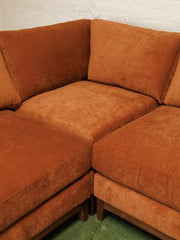 Lisette Sectional with Bumper Chaise