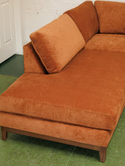 Lisette Sectional with Bumper Chaise