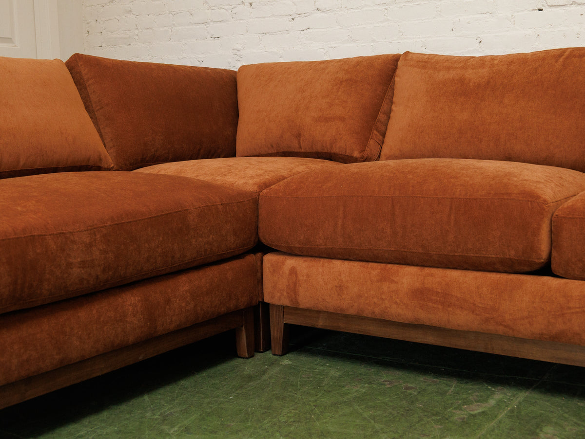 Lisette Sectional with Bumper Chaise