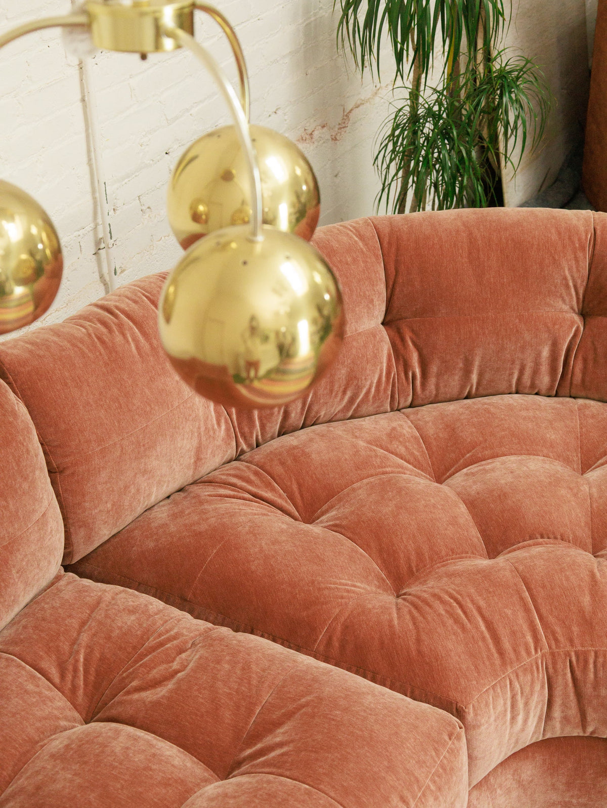Prima 3 Piece Sectional Sofa in Ginger