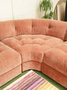 Prima 3 Piece Sectional Sofa in Ginger
