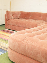 Prima 3 Piece Sectional Sofa in Ginger