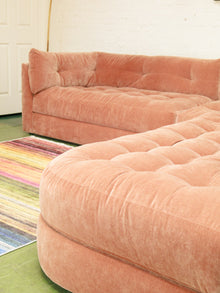 Prima 3 Piece Sectional Sofa in Ginger