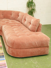 Prima 3 Piece Sectional Sofa in Ginger