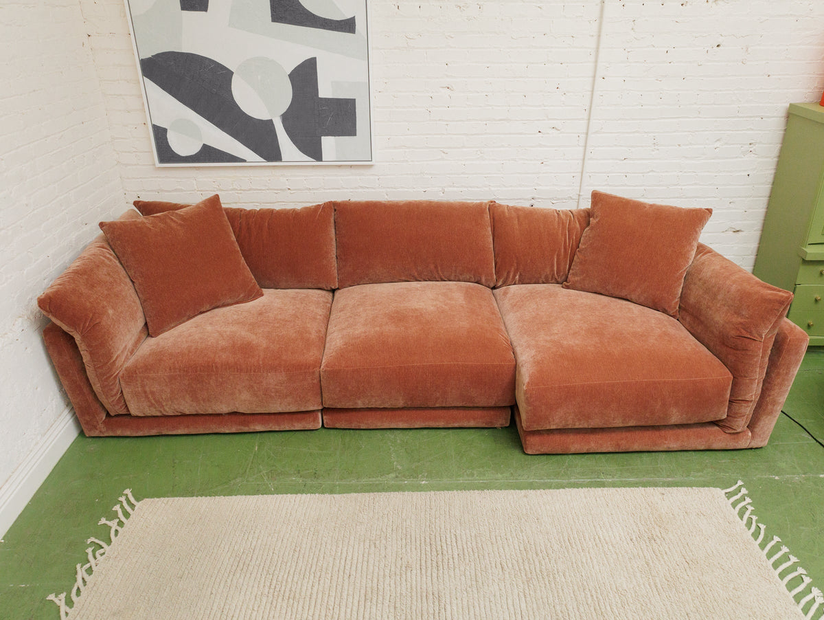 Hansel Modular Sofa in Amici Ginger