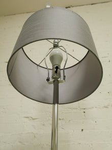 Pair of Sculptural Chrome Modernist Lamps