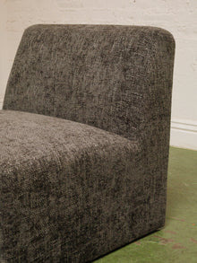 Mineral Grey Brown Blocky Chair