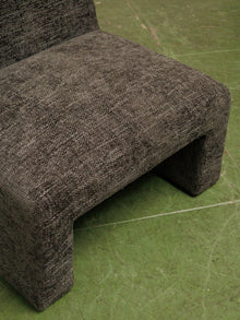 Mineral Grey Brown Blocky Chair
