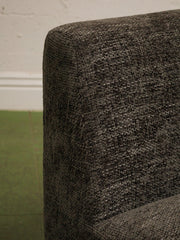 Mineral Grey Brown Blocky Chair