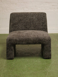 Mineral Grey Brown Blocky Chair