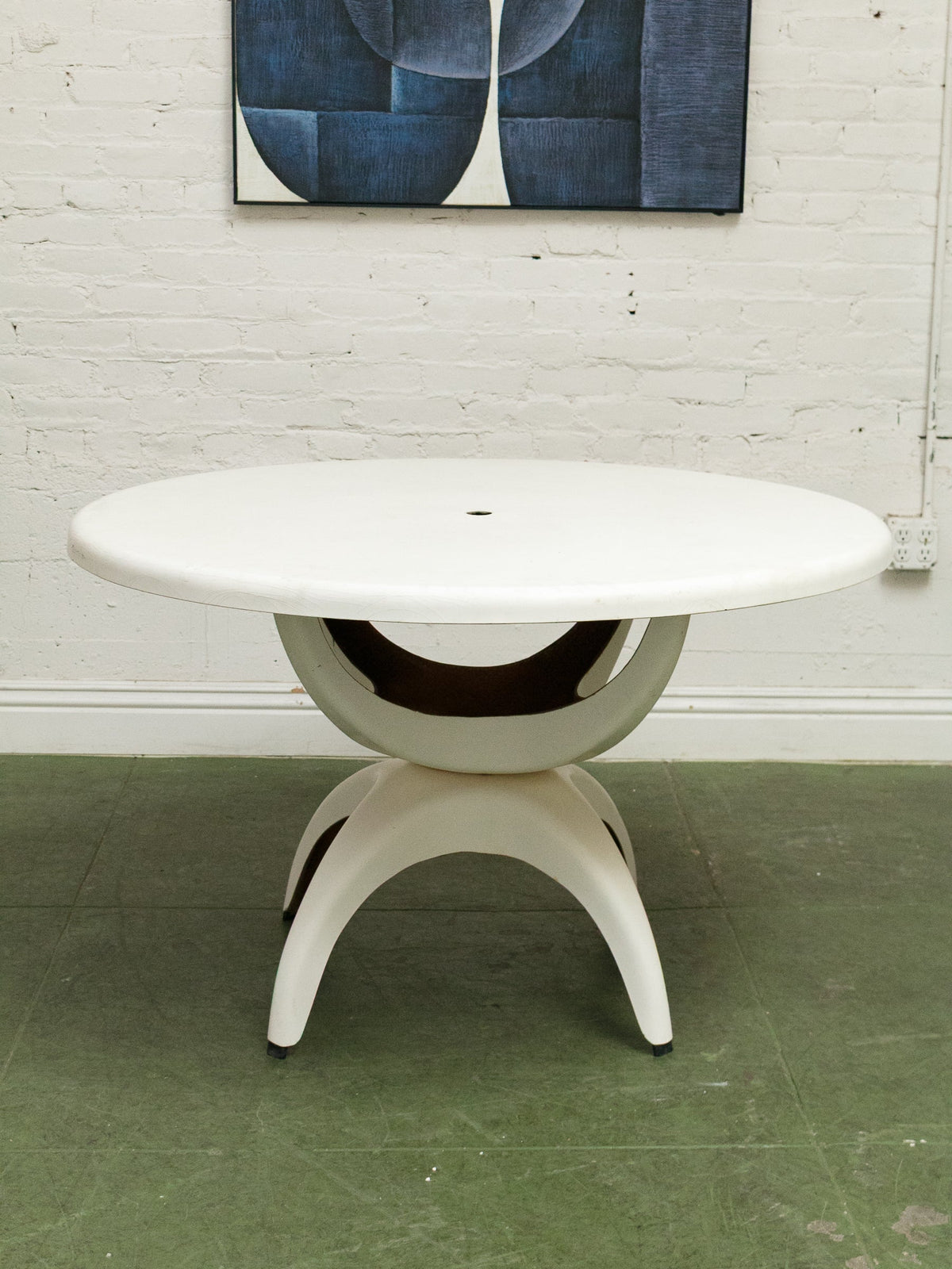 Atomic Fiberglass Outdoor Dining Table