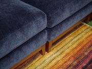 Lisette 4 Piece Sectional Amici indigo