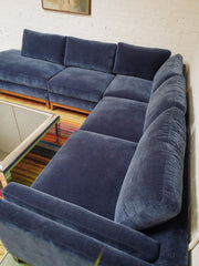 Lisette 4 Piece Sectional Amici indigo