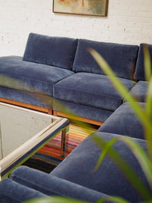 Lisette 4 Piece Sectional Amici indigo