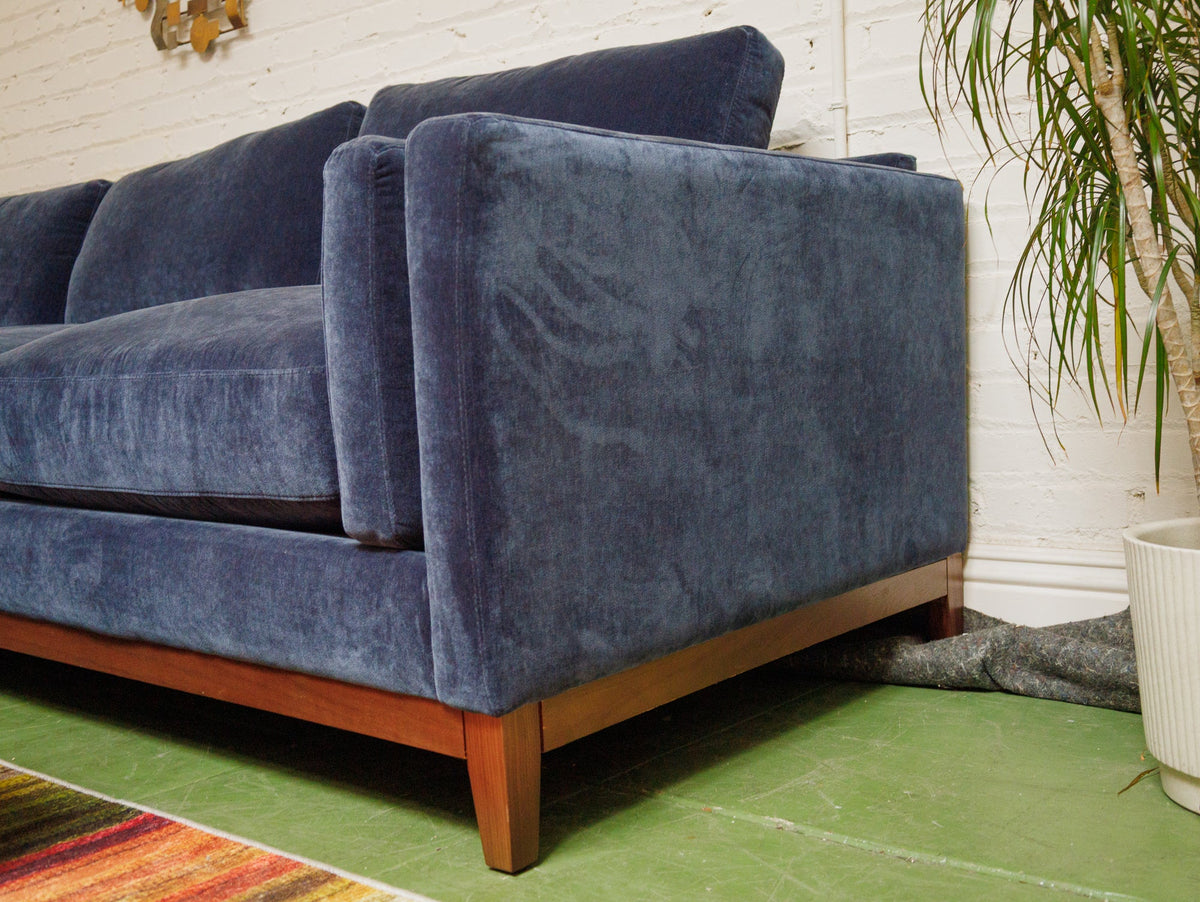 Lisette 4 Piece Sectional Amici indigo