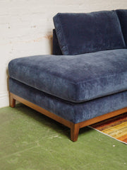Lisette 4 Piece Sectional Amici indigo