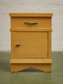 Pair of Vintage Mid-Century Cabinet Nightstands