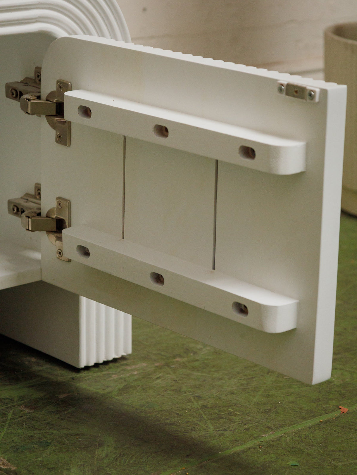 White Waterfall Credenza