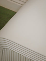 White Waterfall Credenza