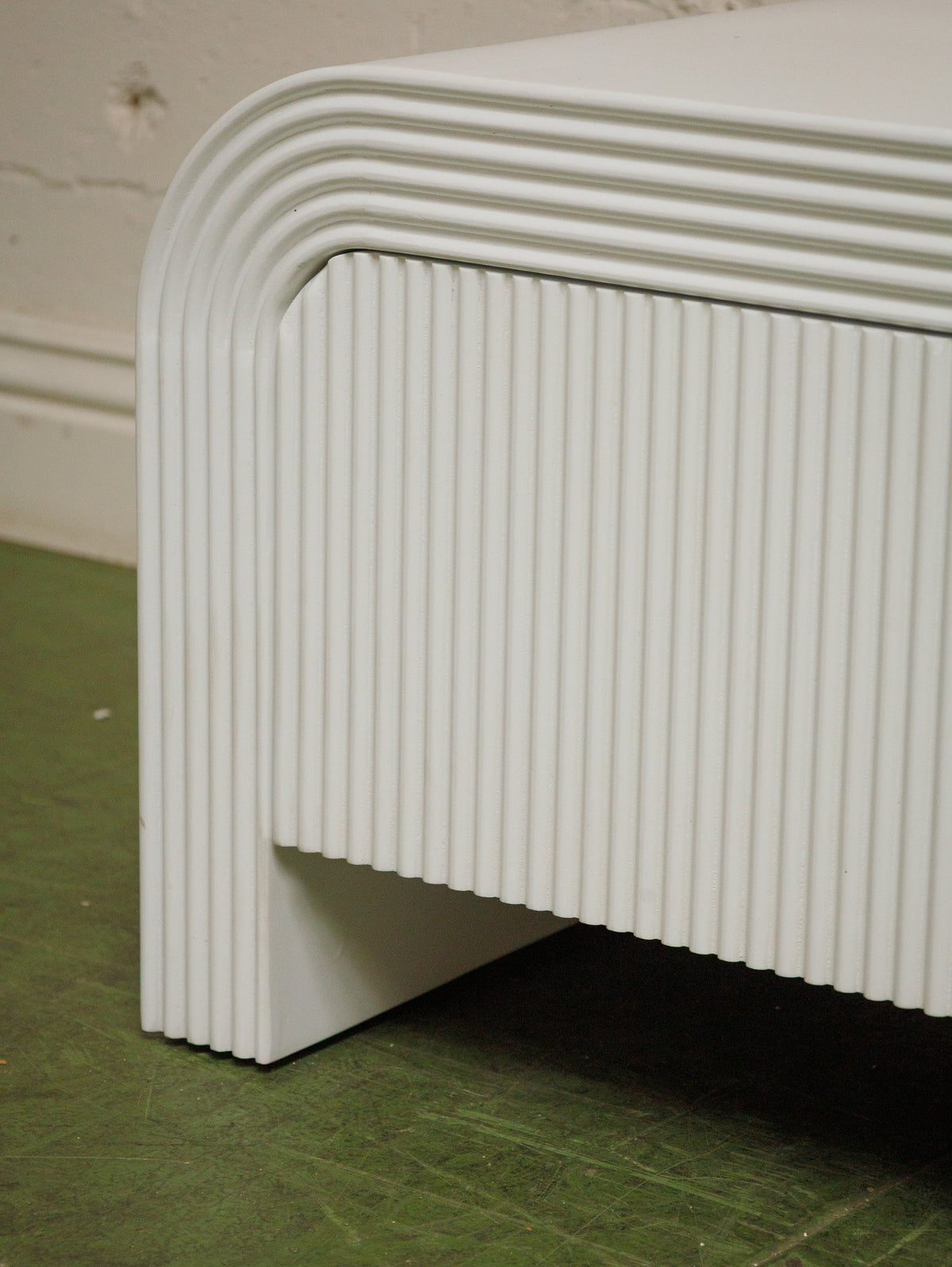 White Waterfall Credenza